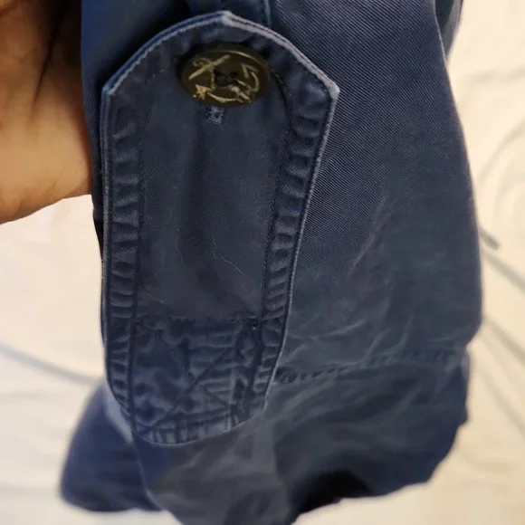 Polo By Ralph Lauren Long Sleeve Navy Blue Button Down Shirt (M Size M) - Picture 9 of 10